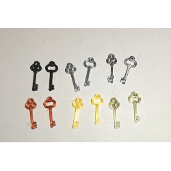 2 st nycklar totalt i valfri färg